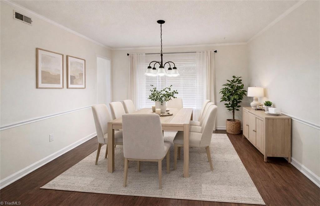 4822 Tower Road, Unit C Greensboro, NC 27410 - Photo 10 of 48 Dining Room - virtually staged