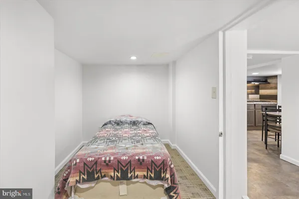 a view of a bedroom