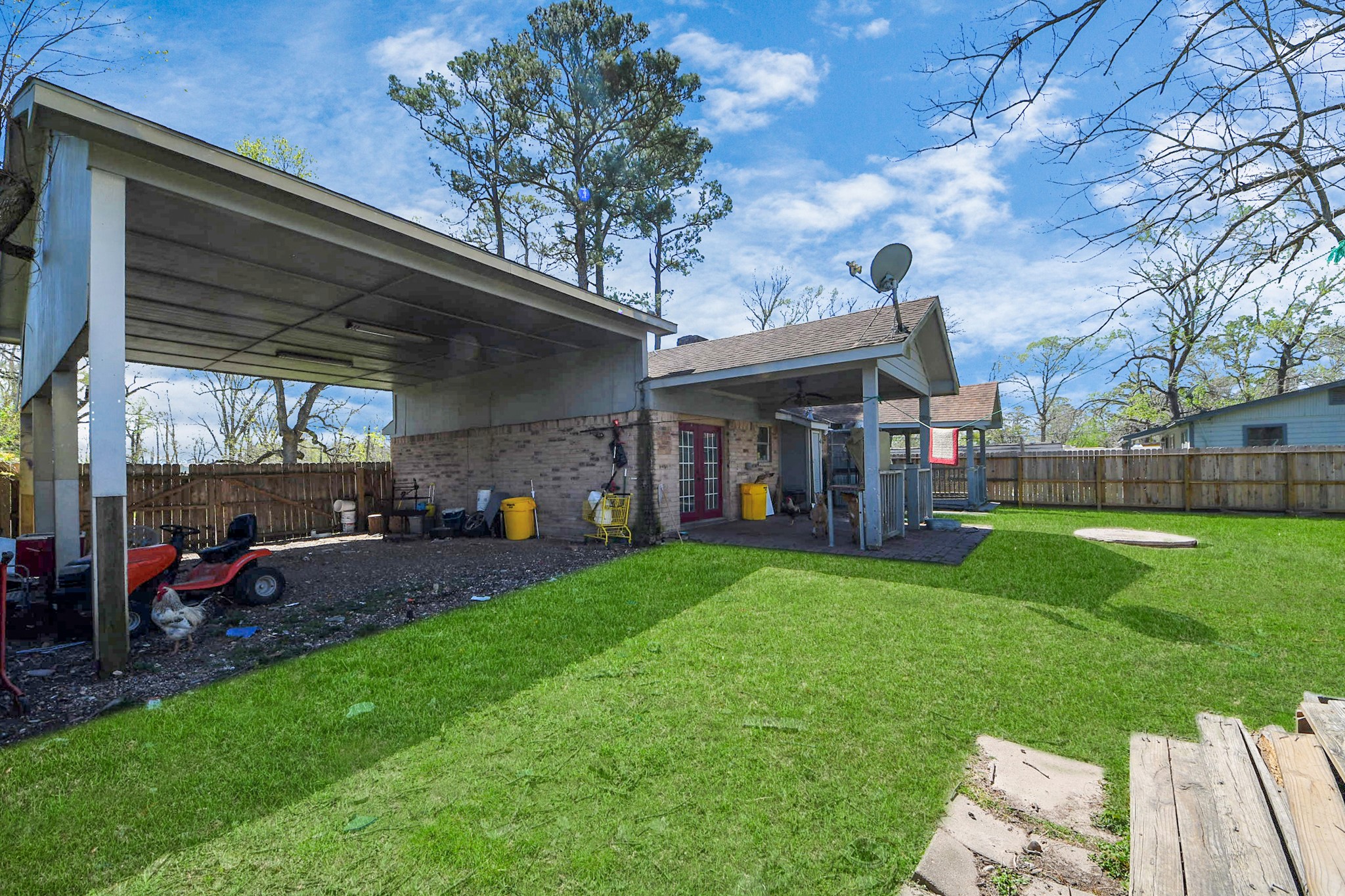 6719 Rubilee Avenue Humble, TX 77396 - Photo 17 of 23 a view of outdoor space yard and patio