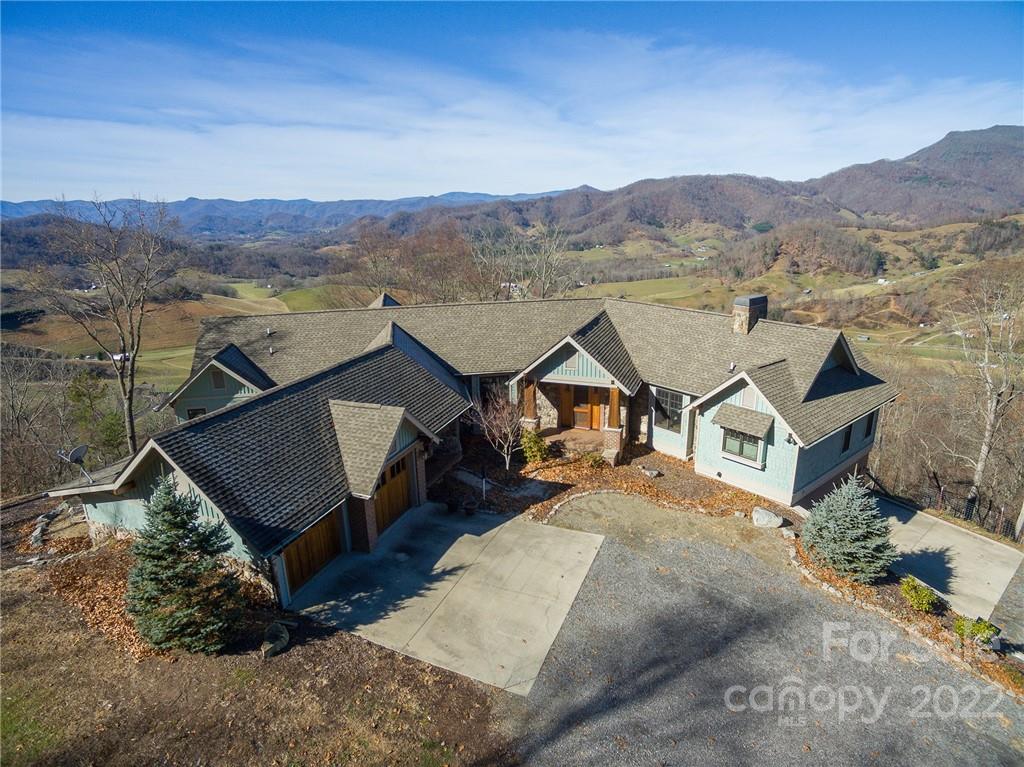 1116 Glades Road Clyde, NC 28721 - Photo 45 of 48 an aerial view of a house