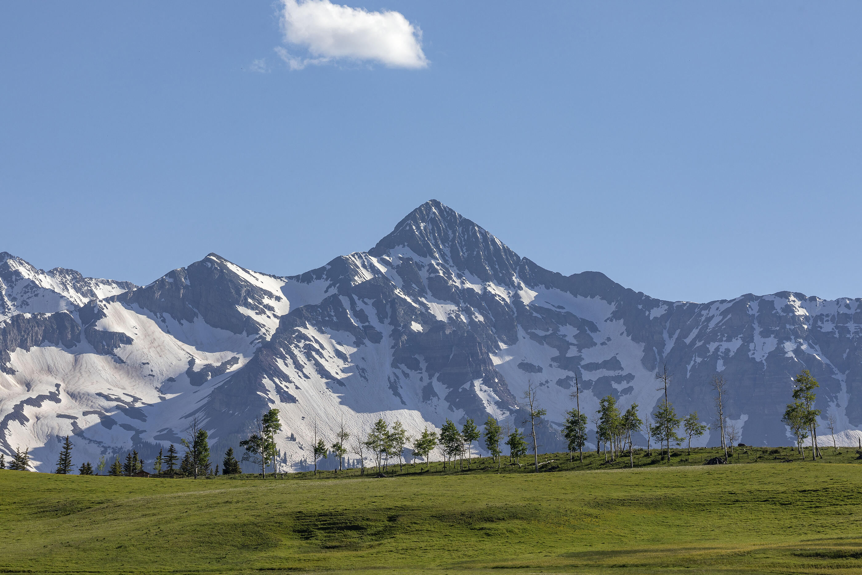 975 B Wagner Way Telluride, CO 81435 - Photo 3 of 20 a view of an ocean with a mountain in the background