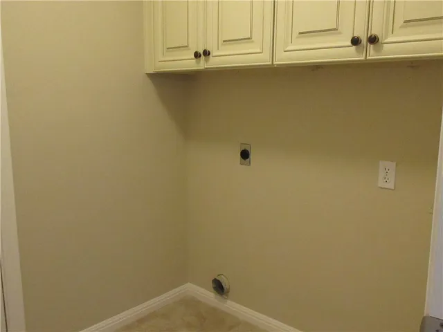 a view of a room with an empty room