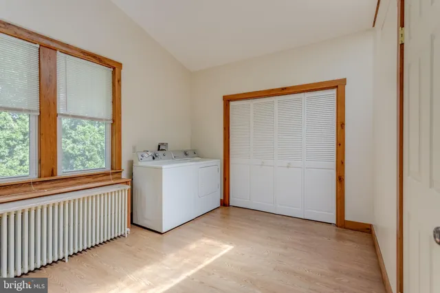 a view of storage and utility room