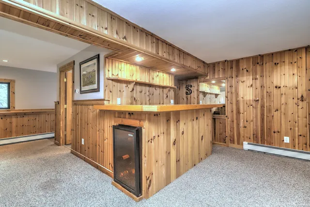 a view of a garden with a lake