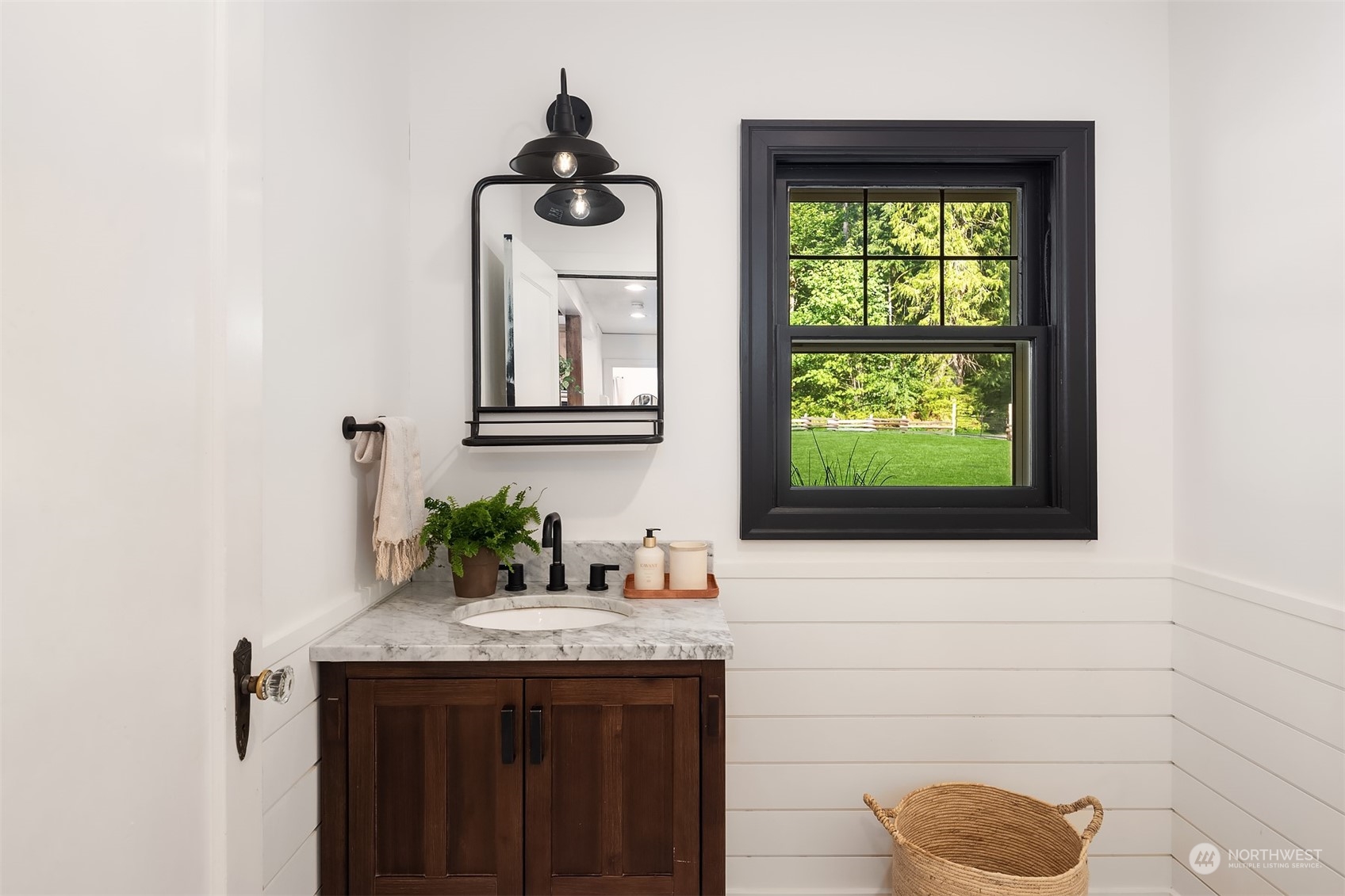 7715 Robe Menzel Road Granite Falls, WA 98252 - Photo 17 of 38 a bathroom with a sink and a mirror