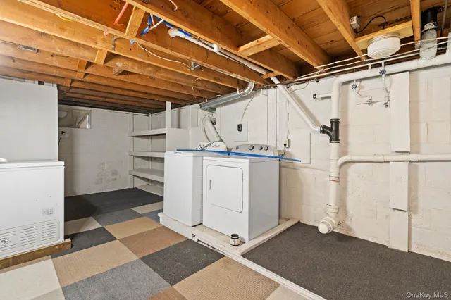 a view of a storage & utility room