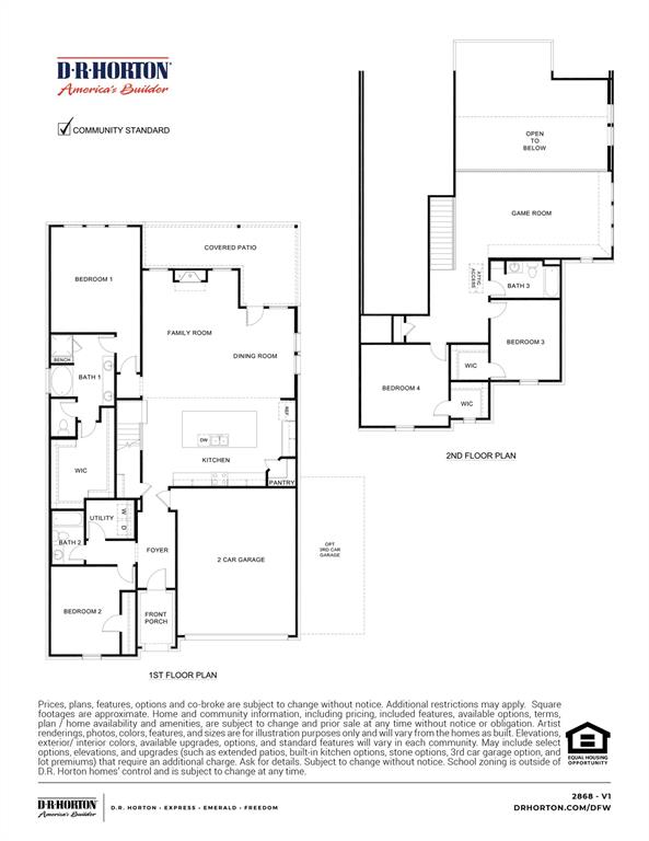 4197 Waldron Trail Forney, TX 75126 - Photo 25 of 25 Floor plan