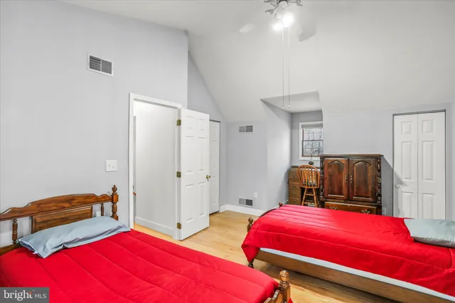 a view of a backyard space of a house