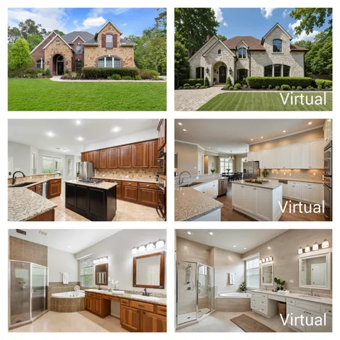 a view of a house with swimming pool and sitting area