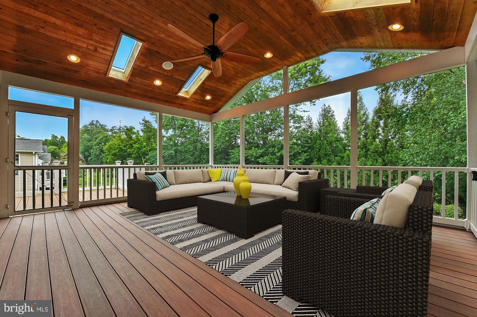 1901 Eamons Way Annapolis, MD 21401 - Photo 4 of 64 a roof deck with couches and wooden floor