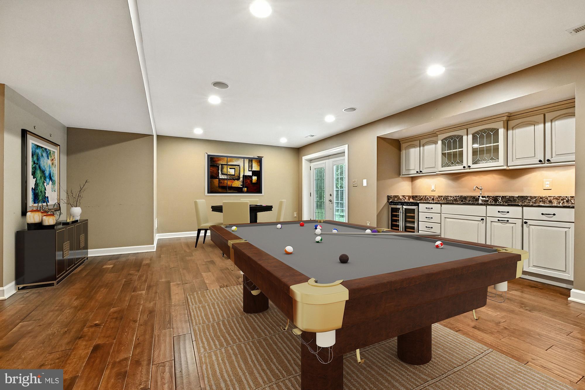 1901 Eamons Way Annapolis, MD 21401 - Photo 10 of 64 a living room with dining table tennis pool table and chairs
