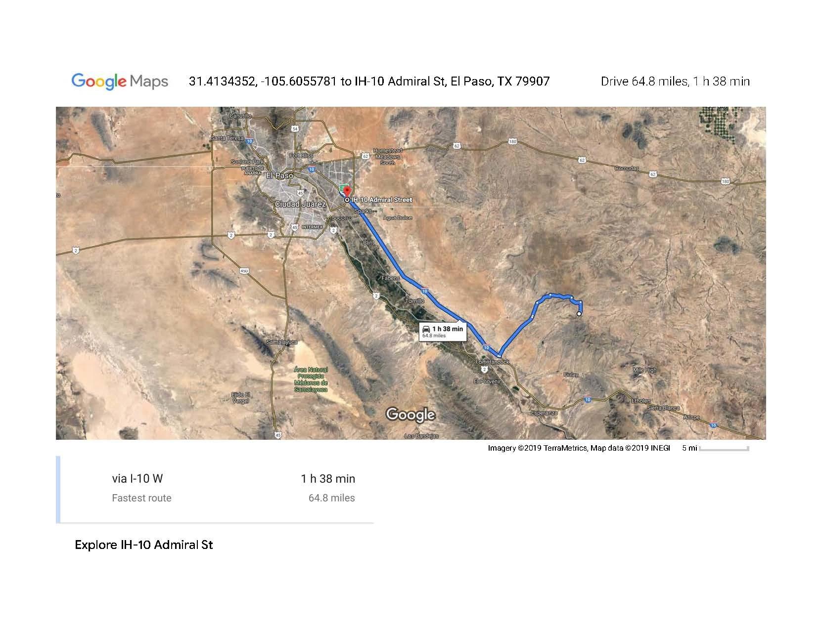 19 13 Psl Gunsight Ranch Road Sierra Blanca, TX 79851 - Photo 3 of 5 a black and white photo of a room