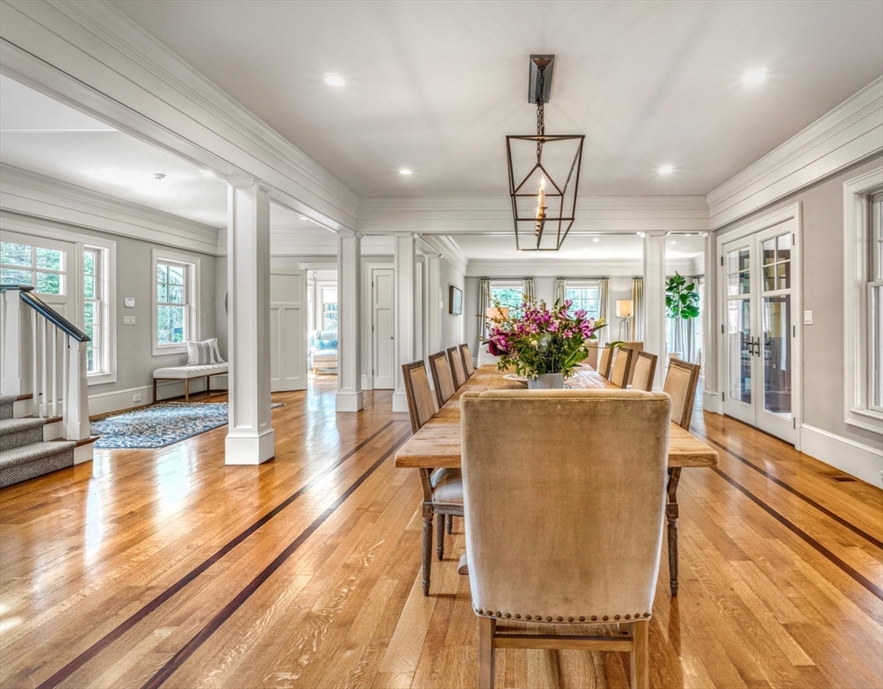 119 Lincoln Road Wayland, MA 01778 - Photo 8 of 40 a view of a dining room with furniture window and wooden floor