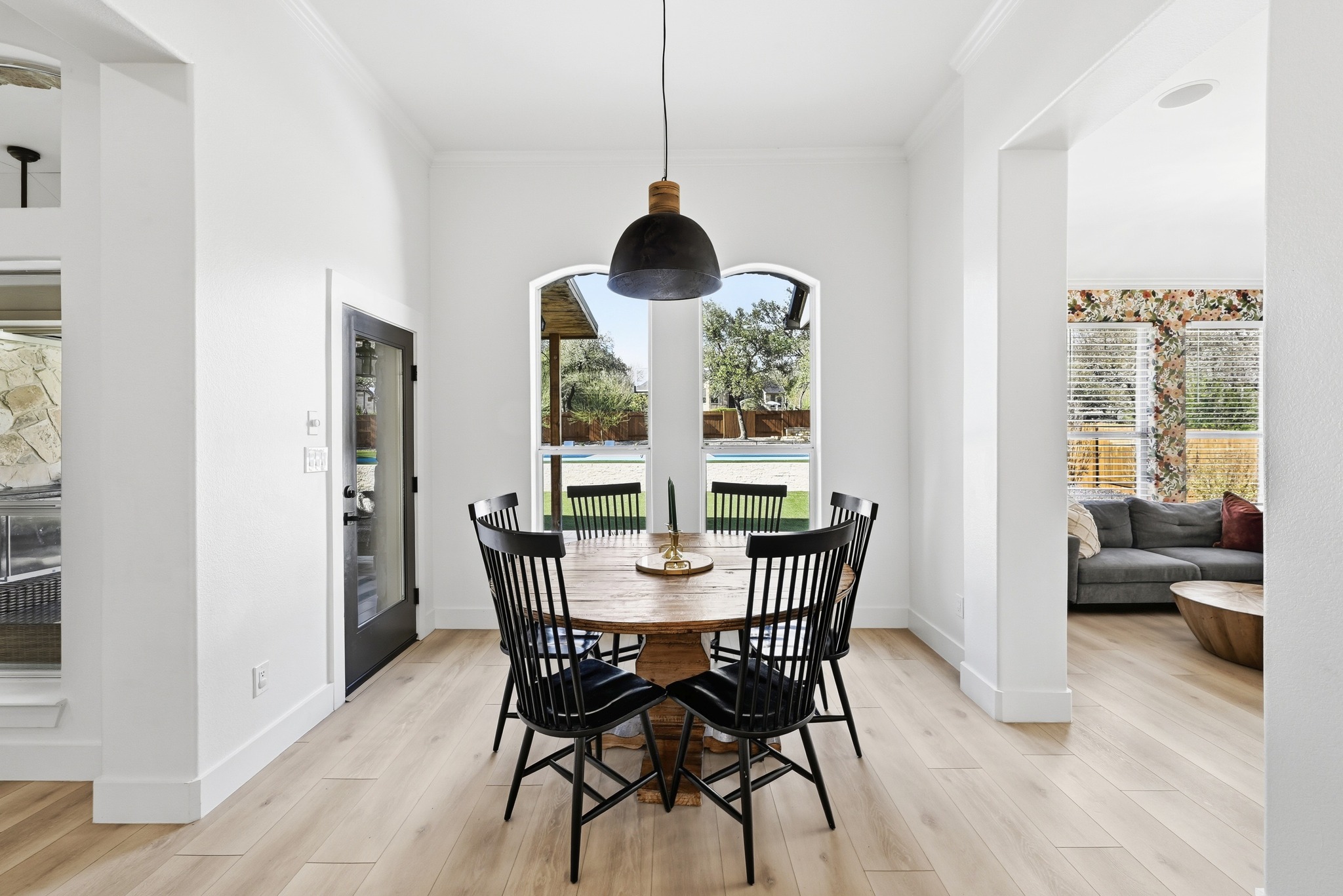131 Eaton Lane Austin, TX 78737 - Photo 12 of 40 a dining room with furniture and window
