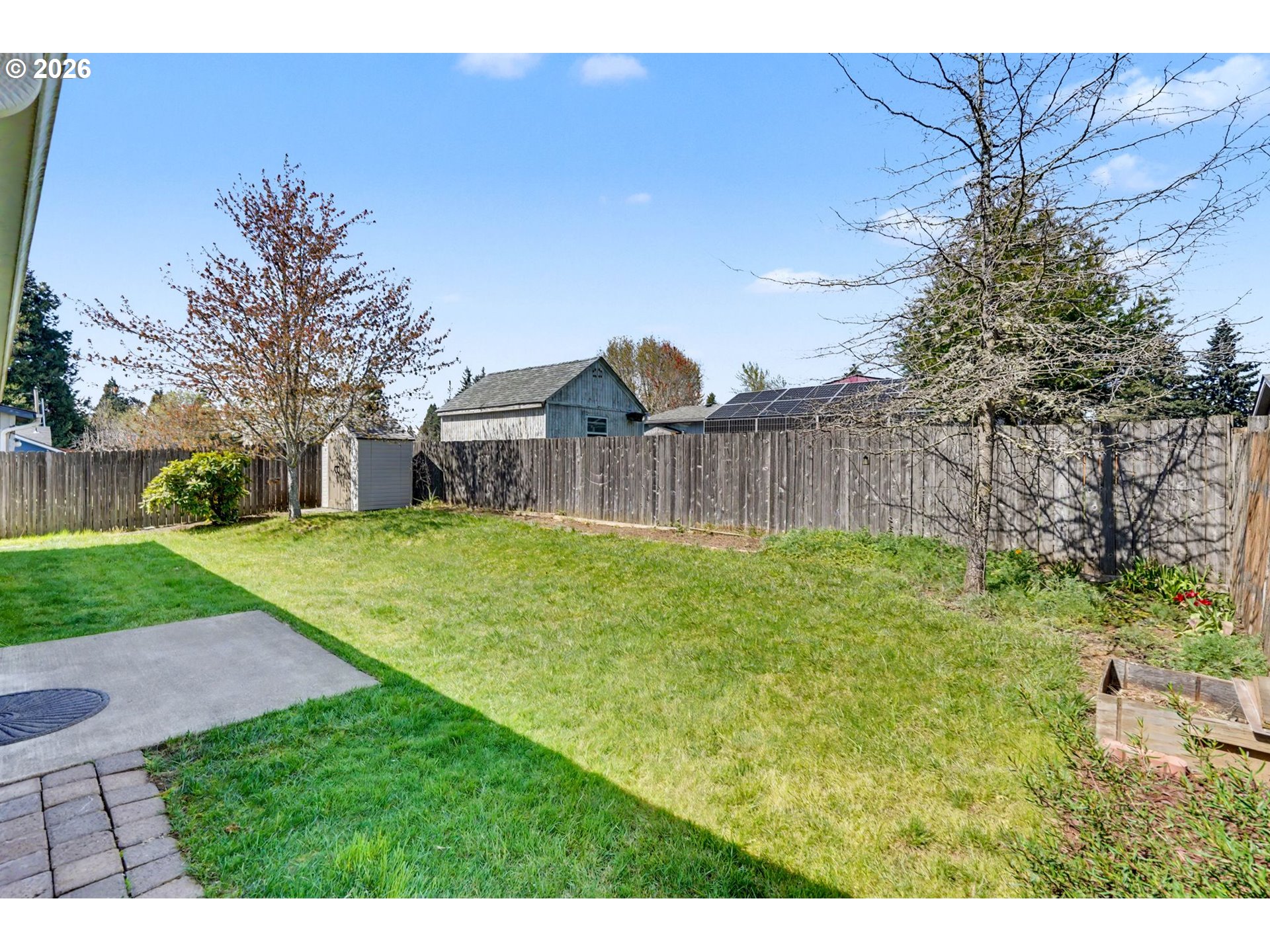 550 Southeast Hankel Street Dallas, OR 97338 - Photo 28 of 36 a view of a backyard with large trees