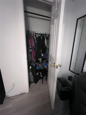 a view of a closet