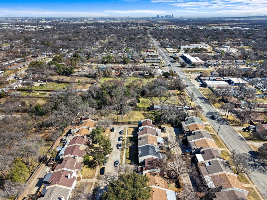 805 East Shady Grove Road Irving, TX 75060 - Photo 33 of 36 Aerial view of property and surrounding area with nearby suburban area