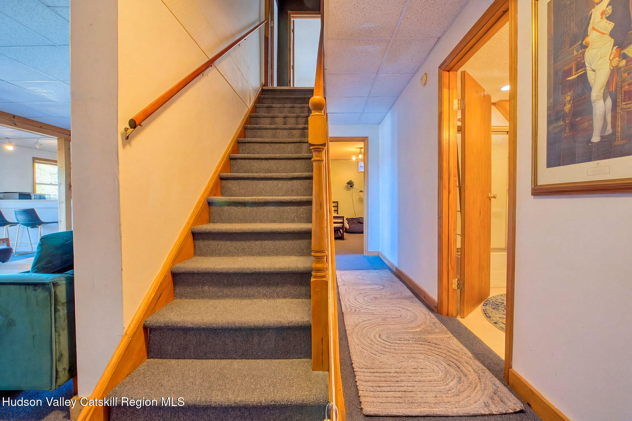 251 Sleepy Hollow Road Athens, NY 12015 - Photo 34 of 60 a view of staircase with wooden floor and windows
