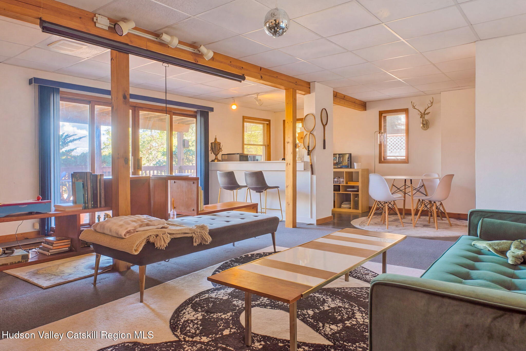 251 Sleepy Hollow Road Athens, NY 12015 - Photo 45 of 60 a living room with furniture and a large window