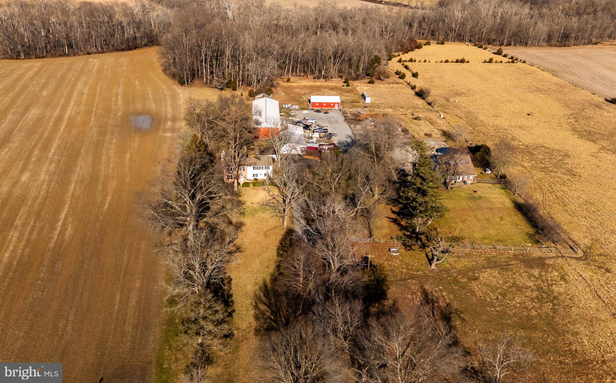 324 Welchville Road Mannington, NJ 08079 - Photo 32 of 50 a view of a yard with snow on the road