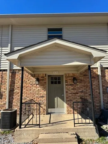 a front view of a building