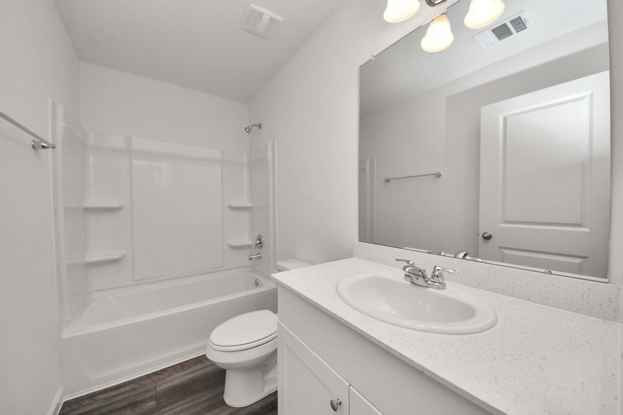 10315 Malta Trce Drive, Unit B Rosharon, TX 77583 - Photo 26 of 49 a bathroom with a sink toilet tub and shower