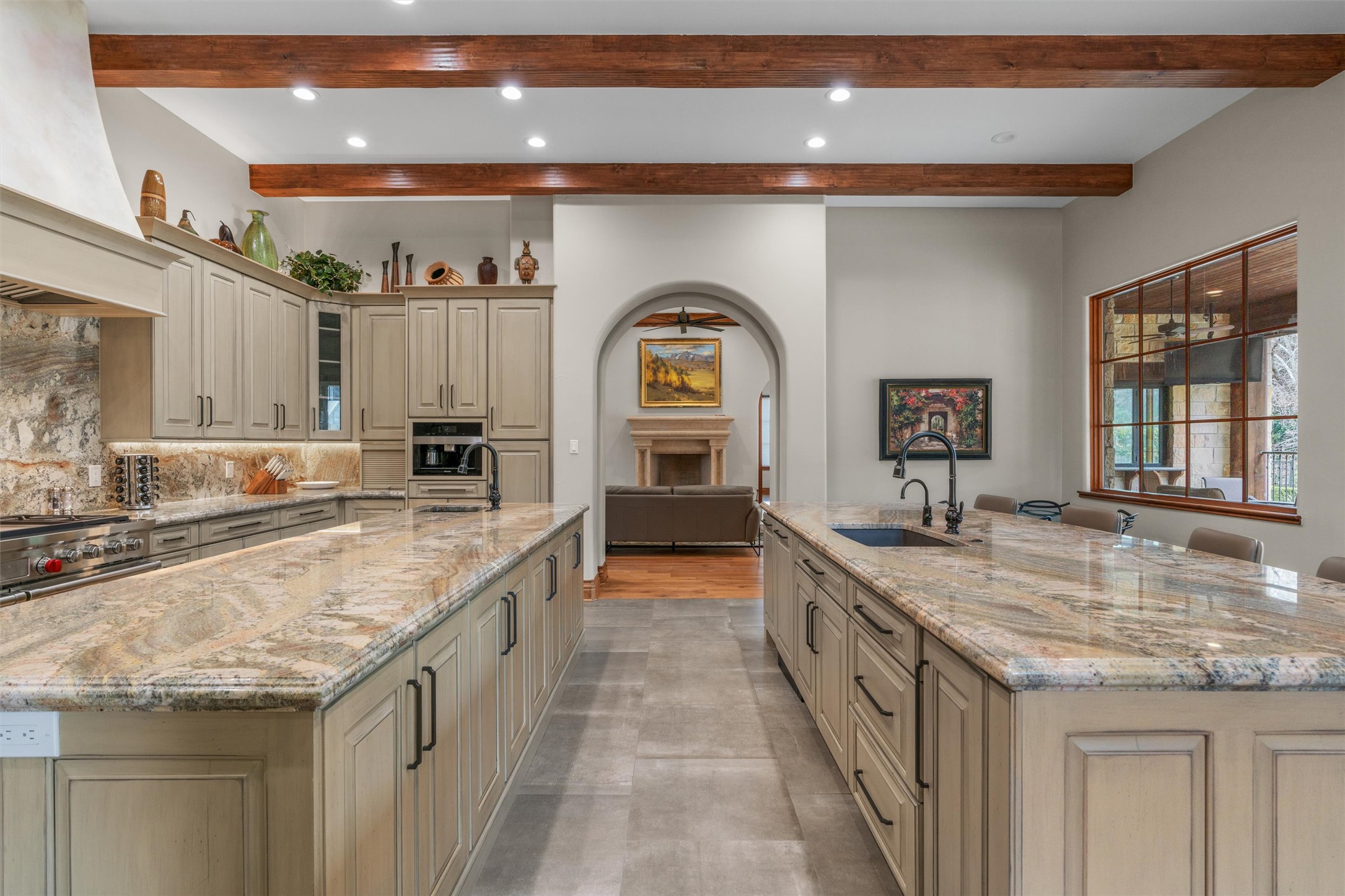 4407 Island Cove Austin, TX 78731 - Photo 10 of 40 a bathroom with a granite countertop double vanity and a sink