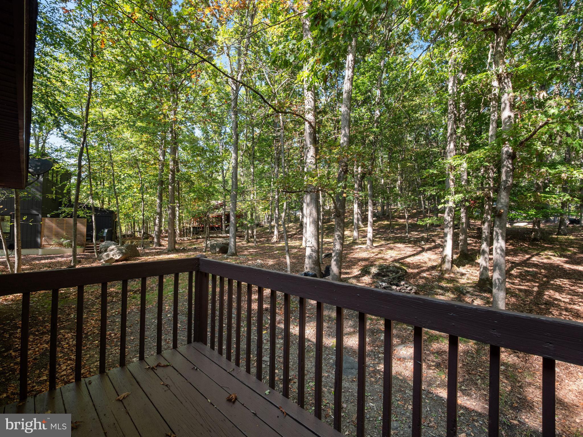 244 Canterbury Road Bushkill, PA 18324 - Photo 40 of 45 Serene woodland retreat from the deck.