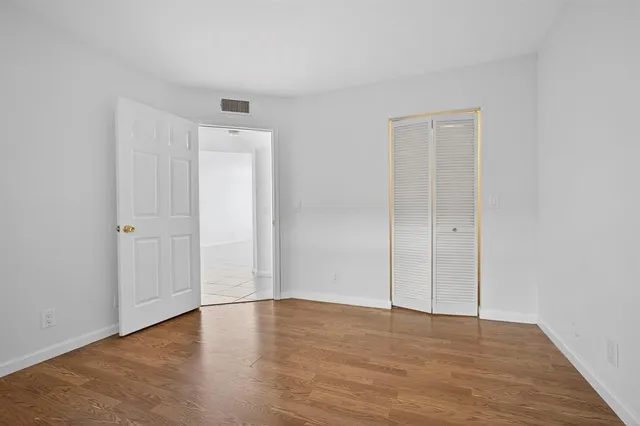 a view of a room with empty racks