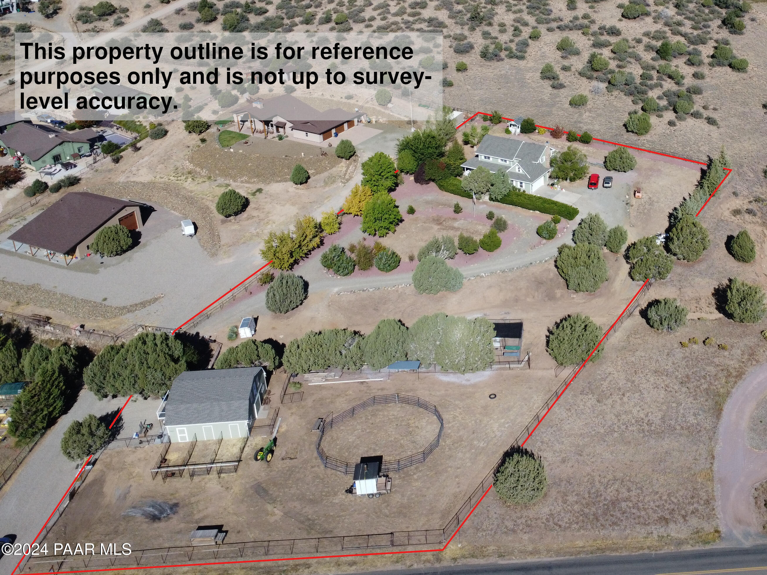 4860 West Stazenski Road Prescott, AZ 86305 - Photo 2 of 67 an aerial view of a house