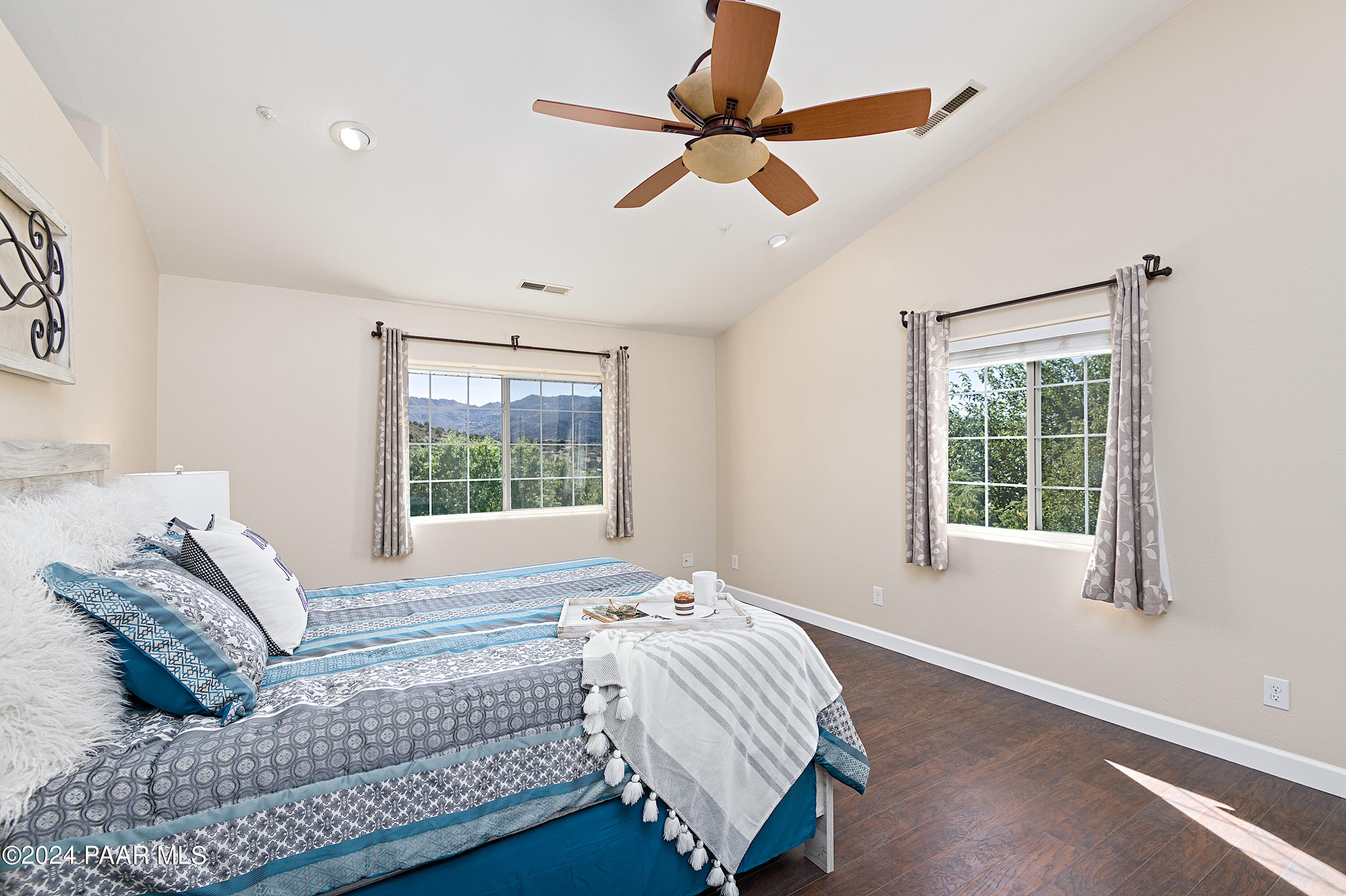 4860 West Stazenski Road Prescott, AZ 86305 - Photo 24 of 67 a bedroom with a bed and a window