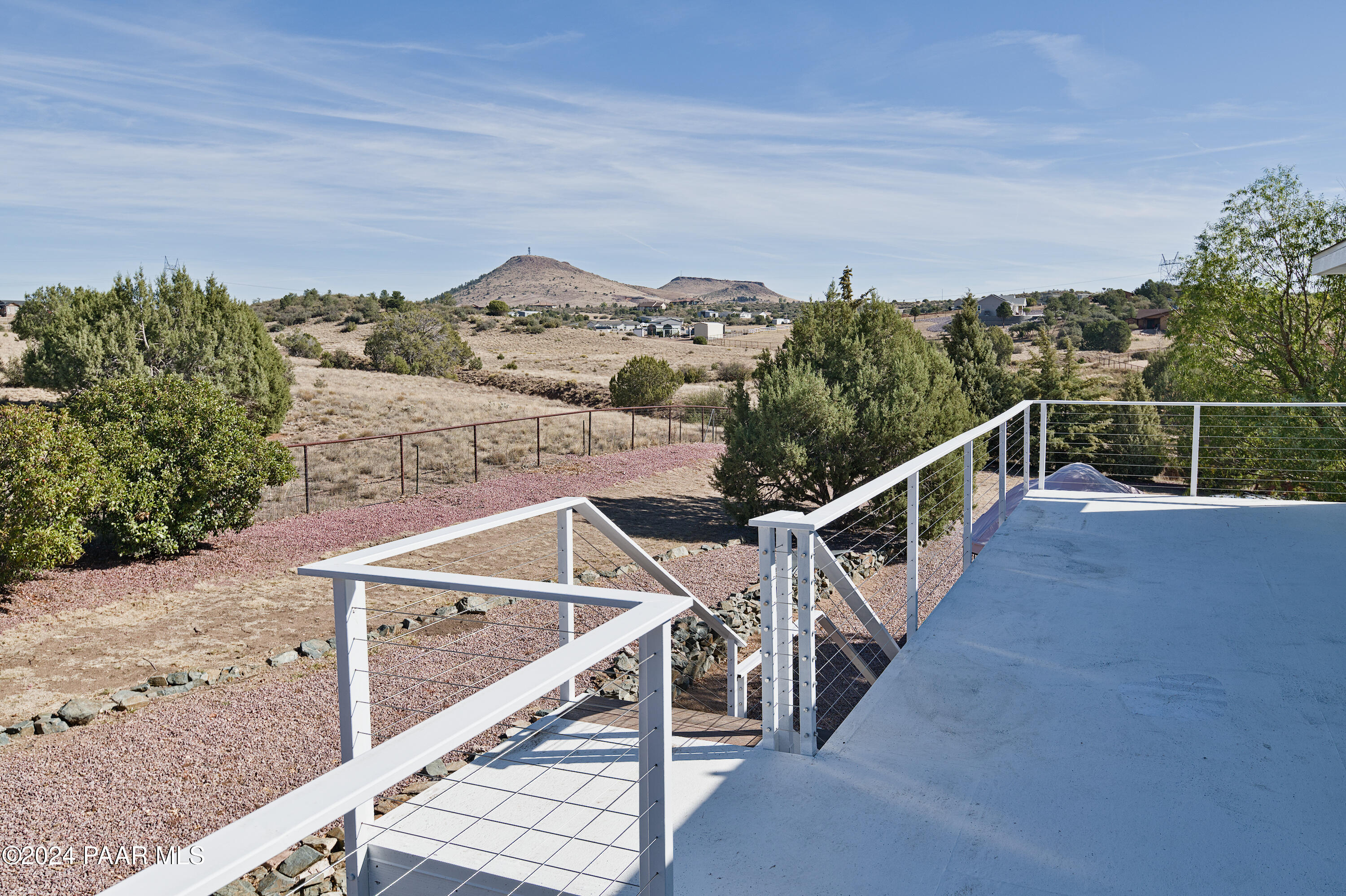 4860 West Stazenski Road Prescott, AZ 86305 - Photo 55 of 67 a view of a balcony with an outdoor space