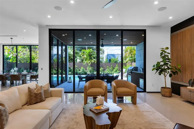 a kitchen with a table and chairs in it