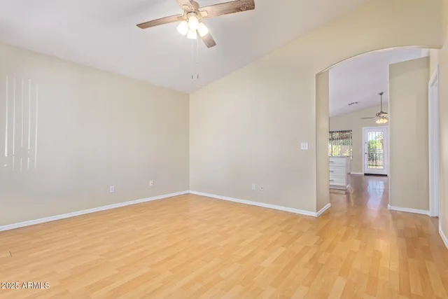 wooden floor in an empty room