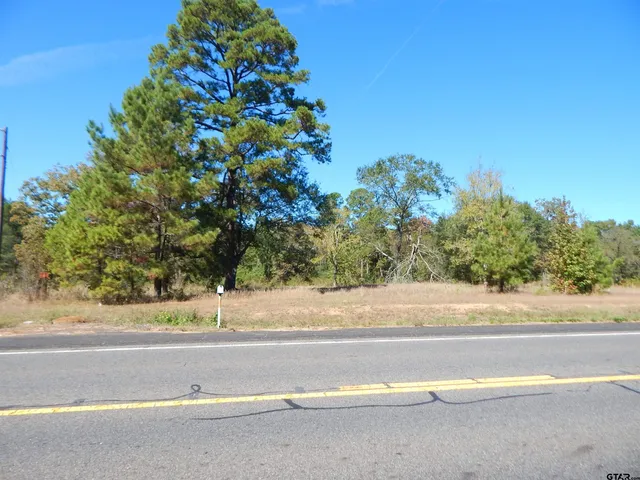 a view of a green field with an ocean view