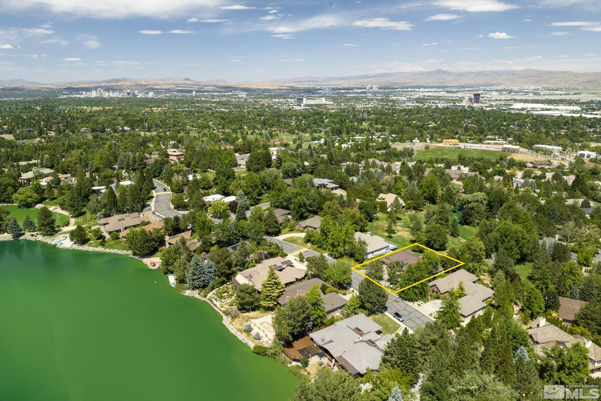 2650 Spinnaker Drive Reno, NV 89519 - Photo 40 of 40 an aerial view of residential houses with outdoor space and trees