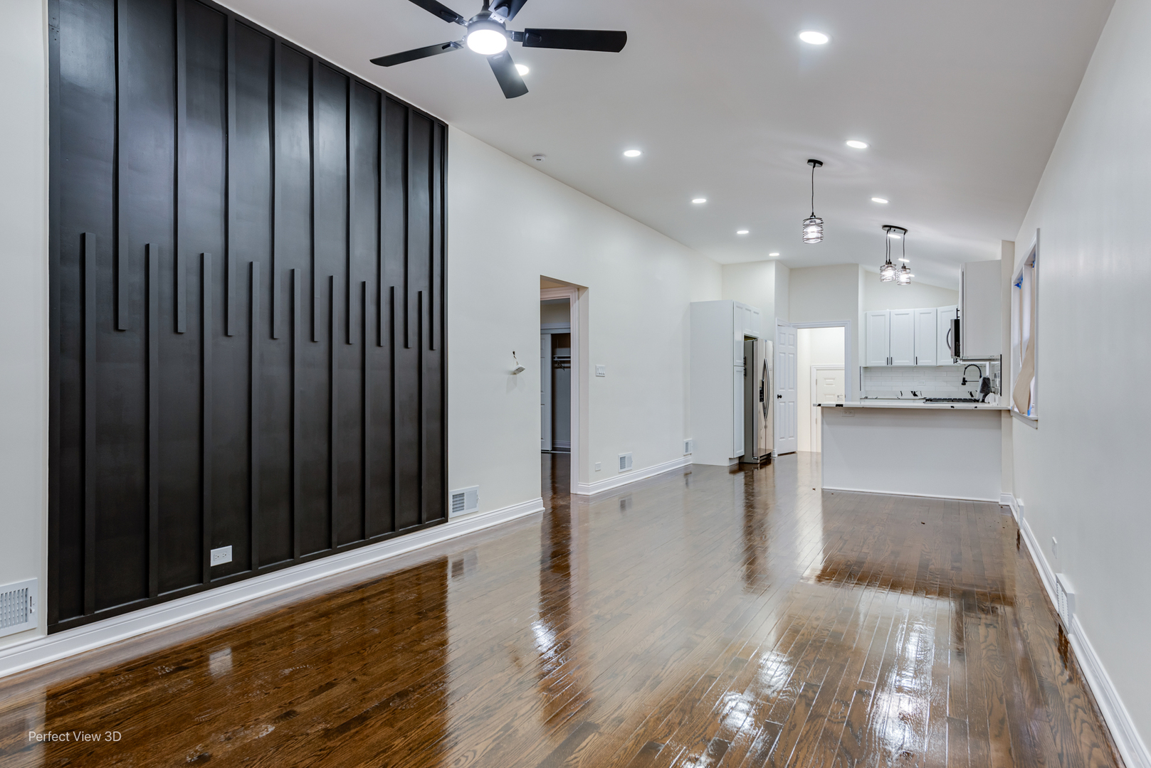 1319 East 89th Street Chicago, IL 60619 - Photo 3 of 17 a view of a hallway with a kitchen