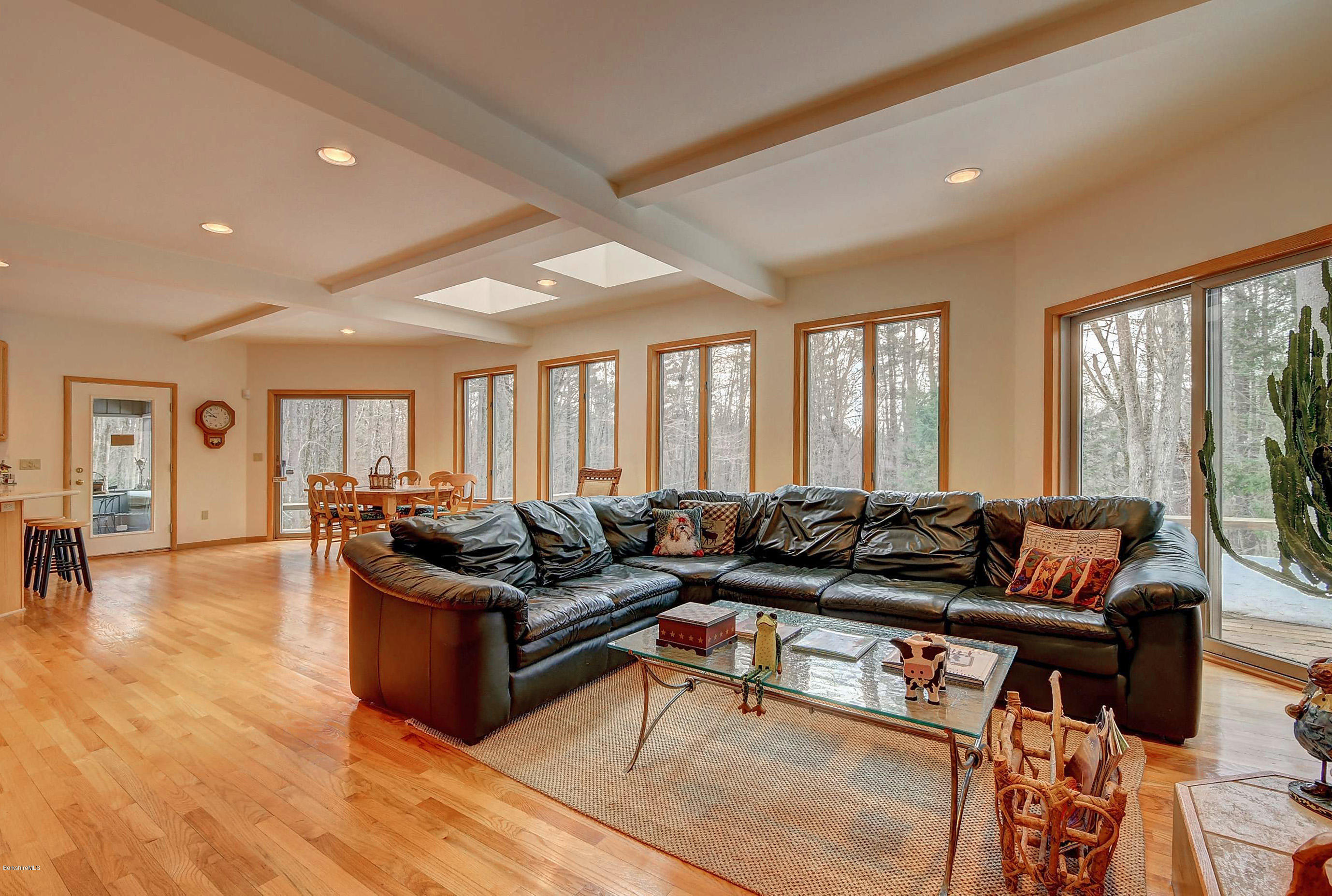 15 Bliven Road Otis, MA 01253 - Photo 9 of 30 a living room with furniture and a large window