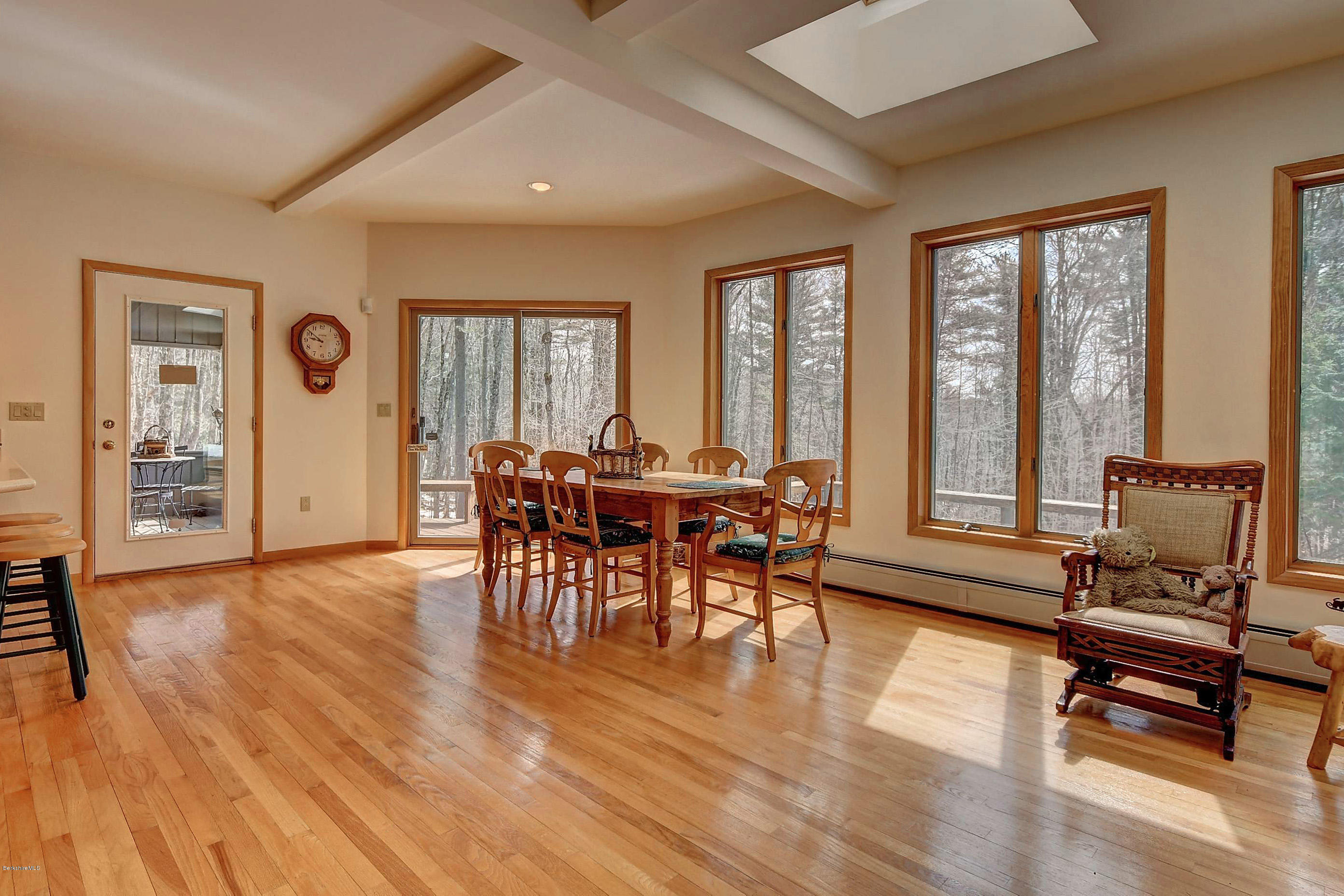 15 Bliven Road Otis, MA 01253 - Photo 10 of 30 a living room with furniture and a large window