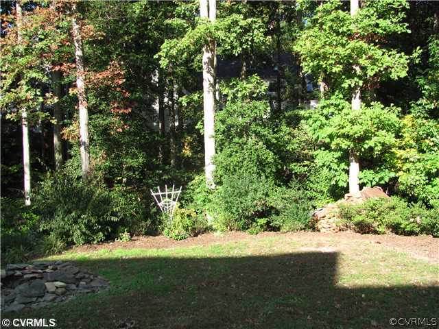 5413 Standing Oak Road Midlothian, VA 23112 - Photo 5 of 12 a view of a yard with plants and large trees