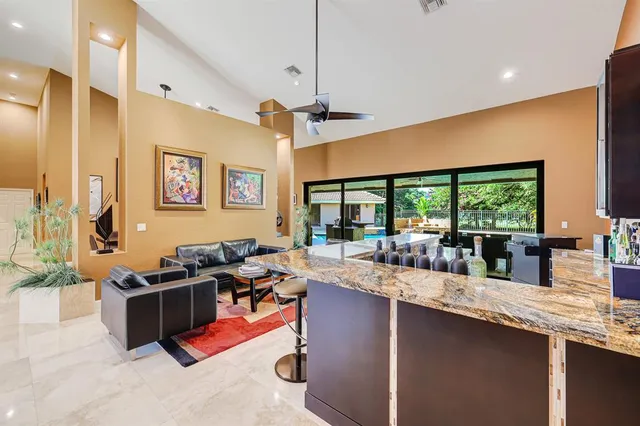 a view of a large swimming pool