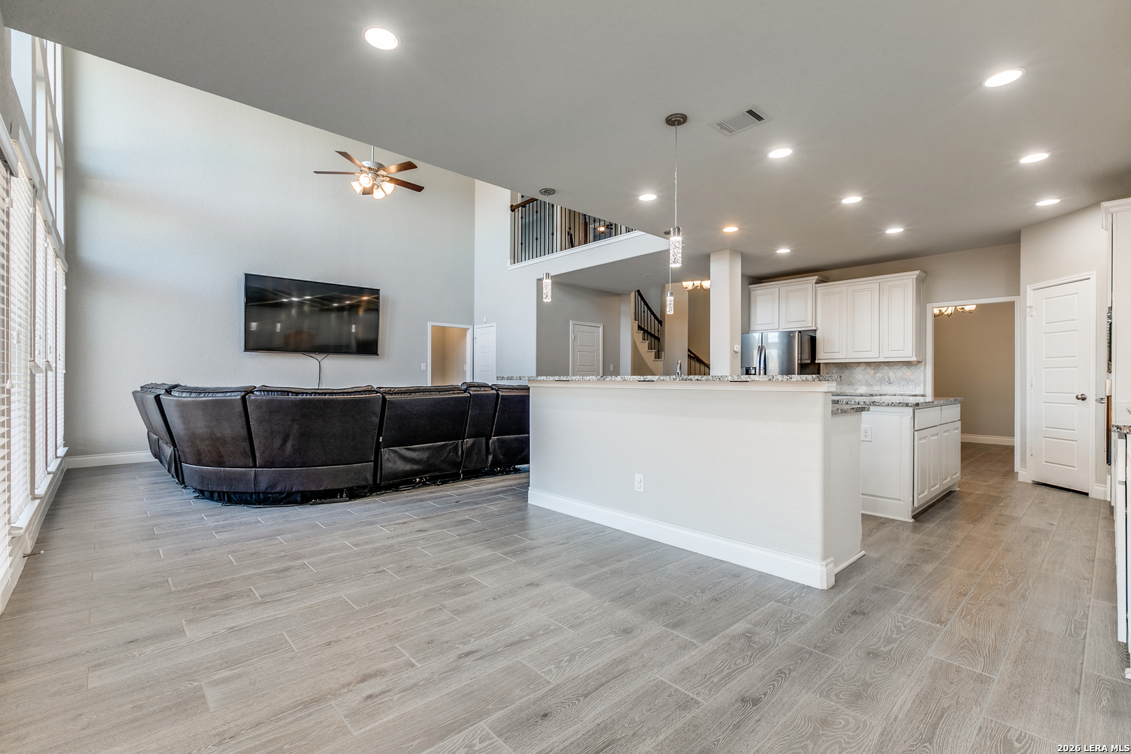 331 Ricadonna San Antonio, TX 78253 - Photo 8 of 28 a living room with furniture and a flat screen tv