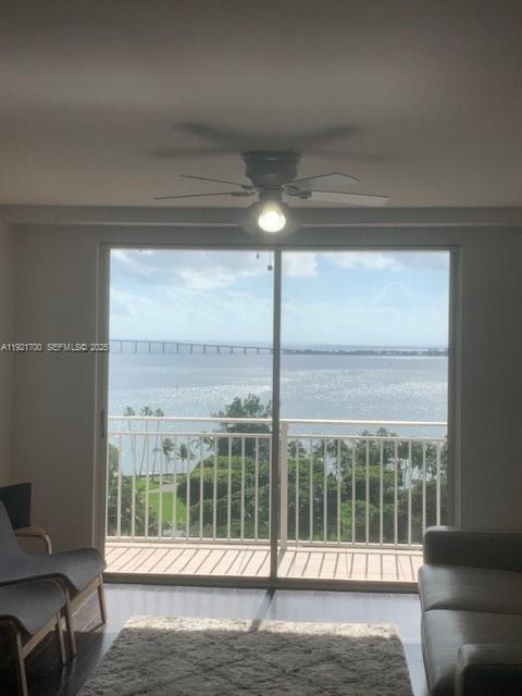 770 Claughton Island Drive, Unit 1404 Miami, FL 33131 - Photo 11 of 23 a view of wooden floor and a window