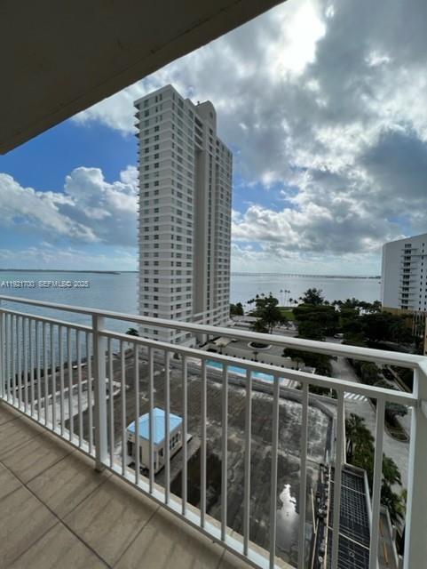 770 Claughton Island Drive, Unit 1404 Miami, FL 33131 - Photo 9 of 23 a view of balcony with city view