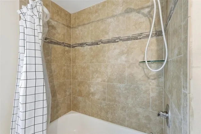 a house view with a garden space