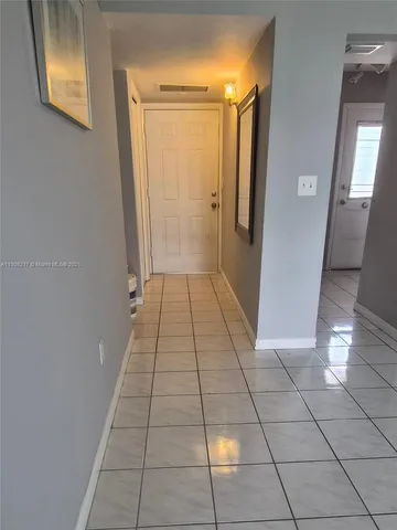 a view of front door