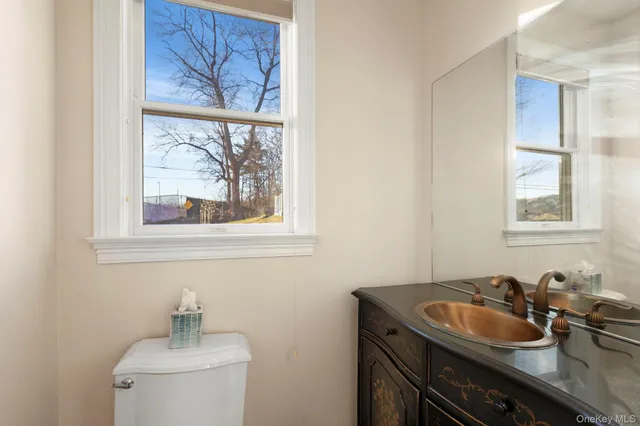 a bathroom with a sink and a toilet