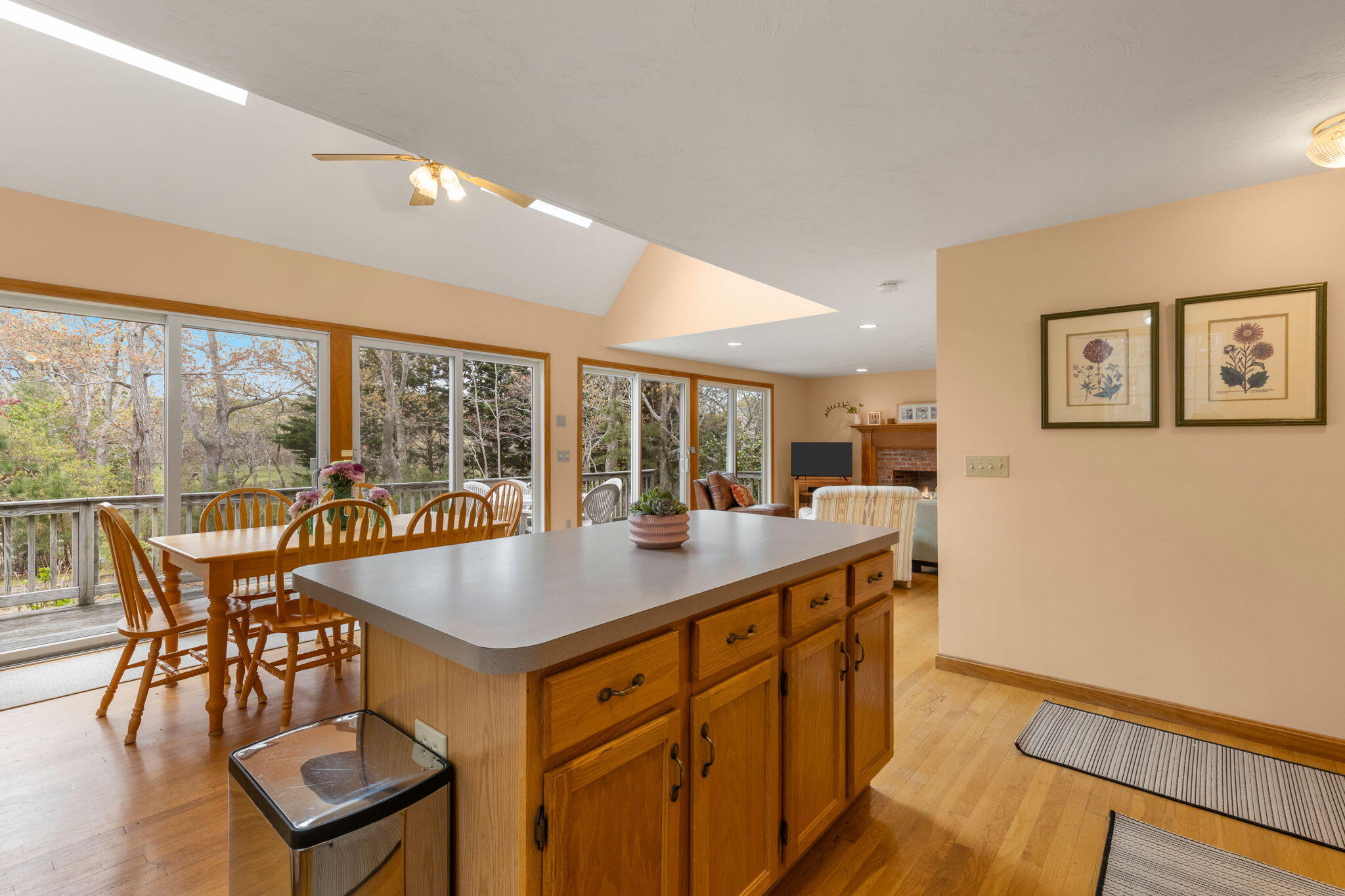 285 Blue Heron Road Wellfleet, MA 02667 - Photo 5 of 31 a dining hall with stainless steel appliances granite countertop a sink and a stove