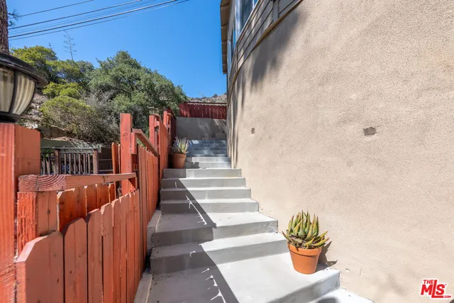 a view of outdoor space and deck