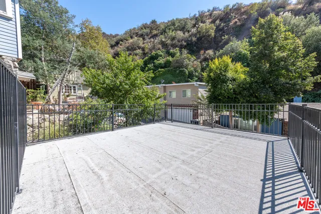 a terrace view with a seating space